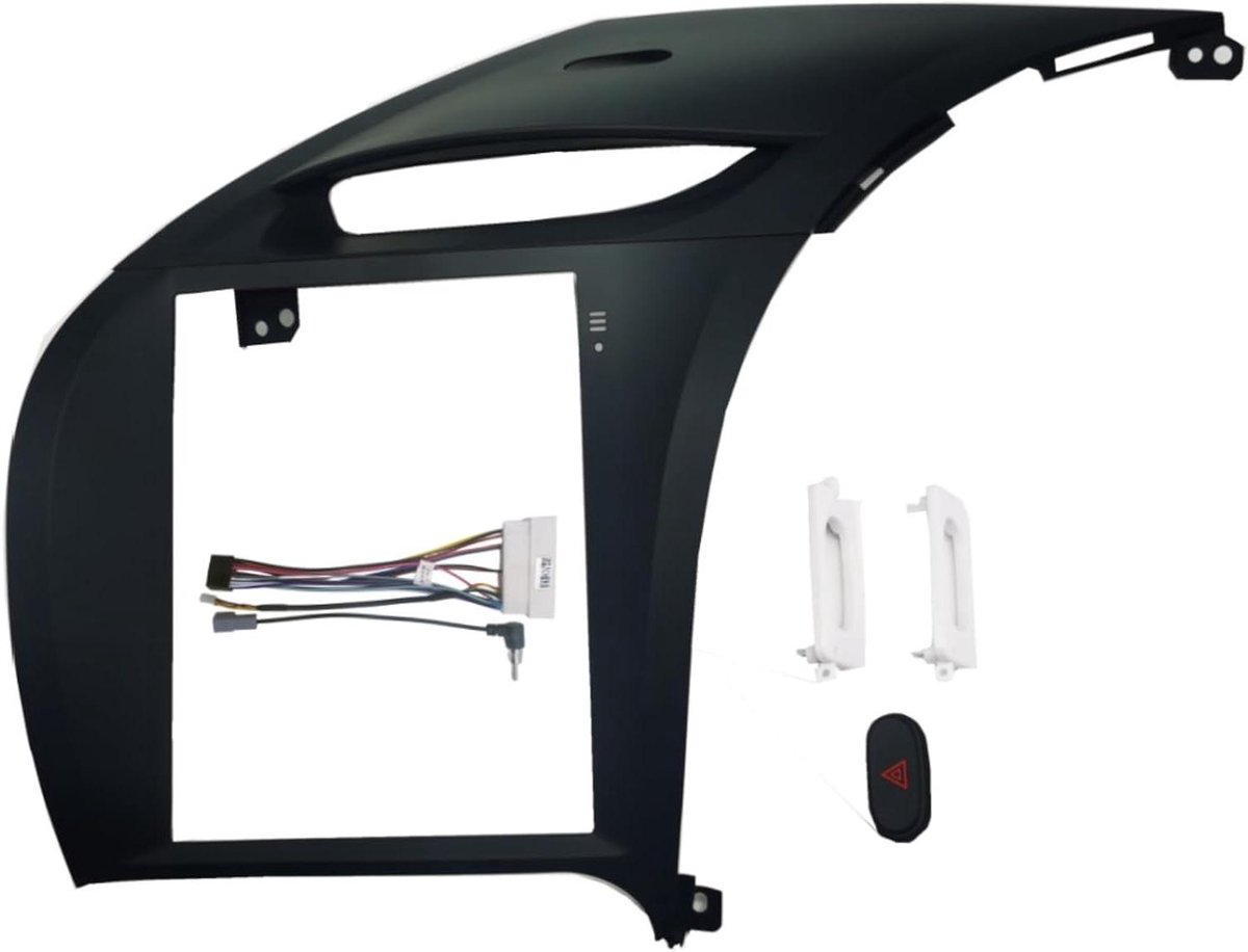 Autoradio Frame - Dashboard Kit - Auto Audio Installatie - Naadloze Integratie - 9.7-Inch - Zwart