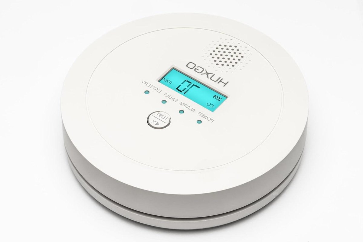Koolmonoxidemelder - CO Melder Alarm - Veilig Thuis - Hoge Precisie Sensor - 0-999 ppm - Wit
