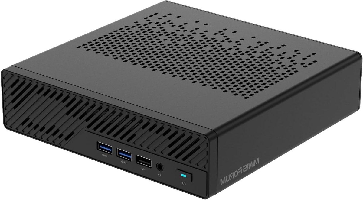 Mini PC - Mini Computer Werkstation - Zelf PC Bouwen - Drievoudige Video Uitgang - AM5 Socket - Zwart