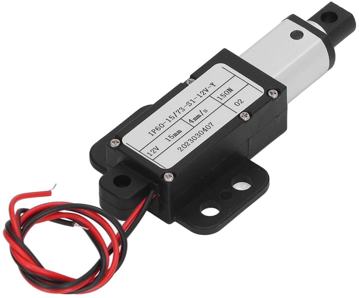 SnelShoppen - Elektrische Microlineaire Actuator, 0.59 Inch Slag, 150N/33.7 lbs, 0.15 m/s Snelheid, Mini Metaal Motion Actuator, 12V DC Servo Motor me