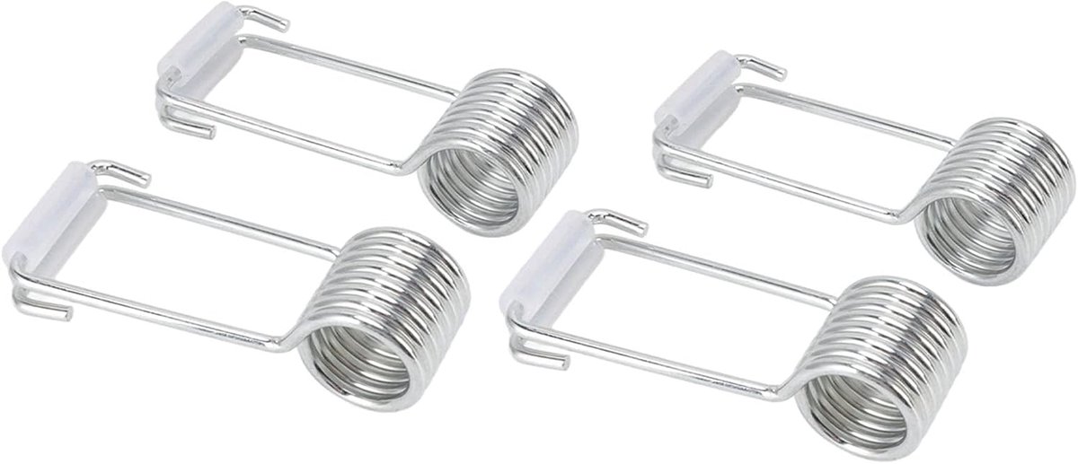 SnelShoppen - 4PCS 2CM Zelfsluitende Deurhengsels RVS Voor Deuren - Spring Scharnier Deur Sluiter Voor Kastdeuren, Keuken, Badkamer, Meubels