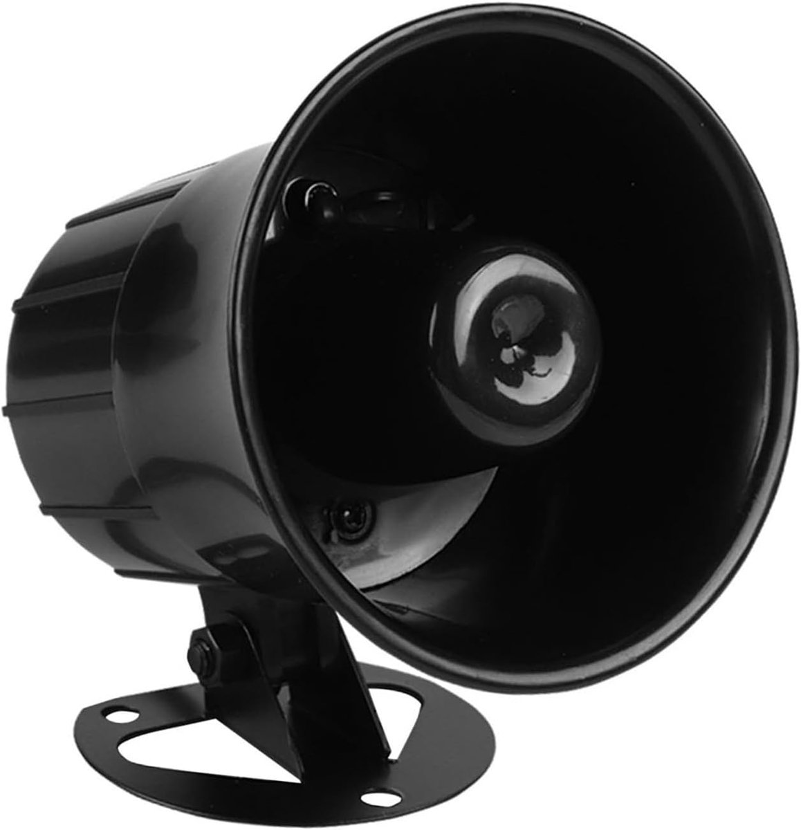 SnelShoppen - 12 Volt Sirene Alarm met 115dB Geluid - Buitenbeveiliging, Diefstalpreventie, Eenvoudige Installatie, Ideaal voor Tuin en Buitenlocaties