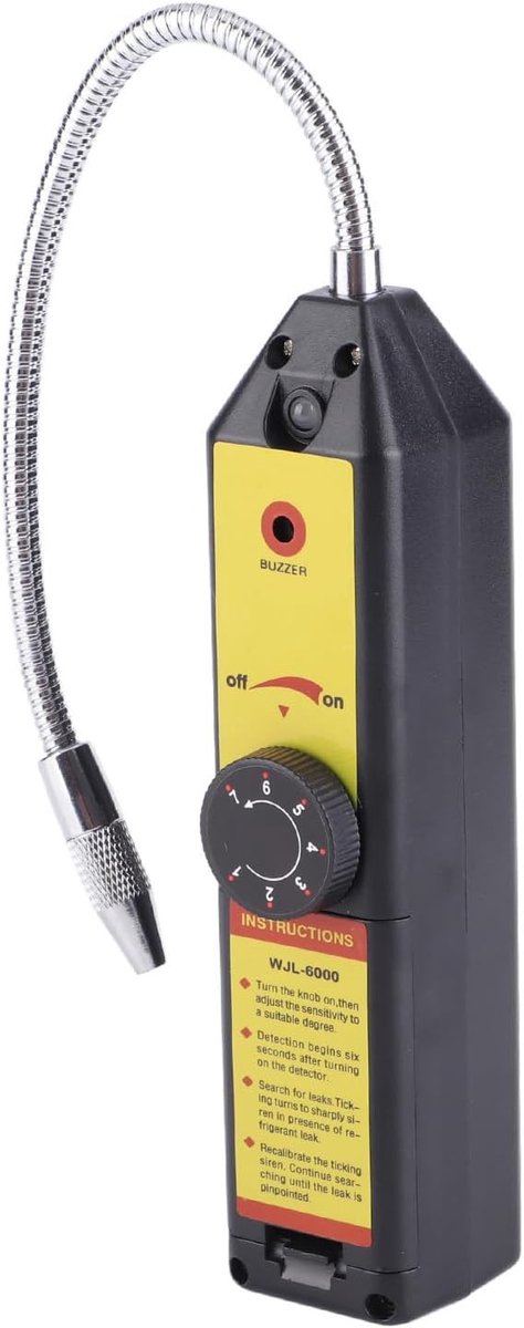 Halogeen gaslekdetector - hoge gevoeligheid - voor airconditioning en koelsystemen - ShopVlot