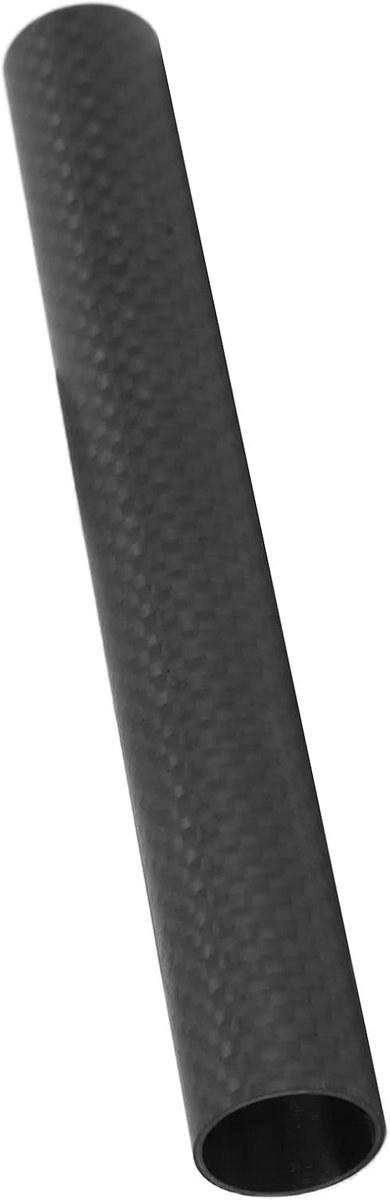 SnelShoppen - Carbon Fiber Tube Rod 19mm voor Camera Rail Systeem, 15cm, Lichtgewicht en Duurzaam, Voor Volgfocus en Camera Cage Kit