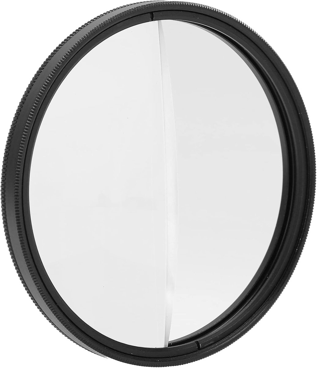 SnelShoppen - Gesplitst Dioptriefilter 82mm - Zeer Helder Optisch Glas - Universeel voor Camerafotografie - Voorgrond Vervaging Effect - Camera Access