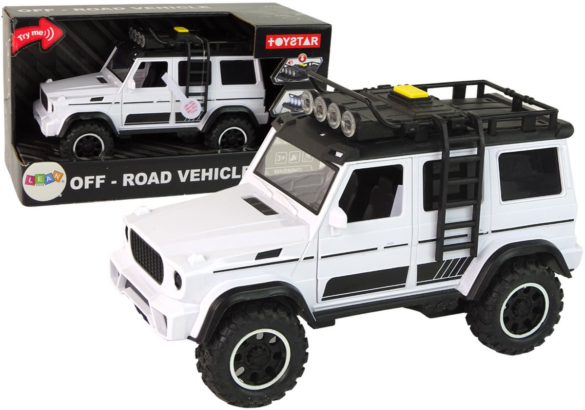 Auto Auto Off-road Wit Geluid Lichten Voertuig 1:14 - UNI