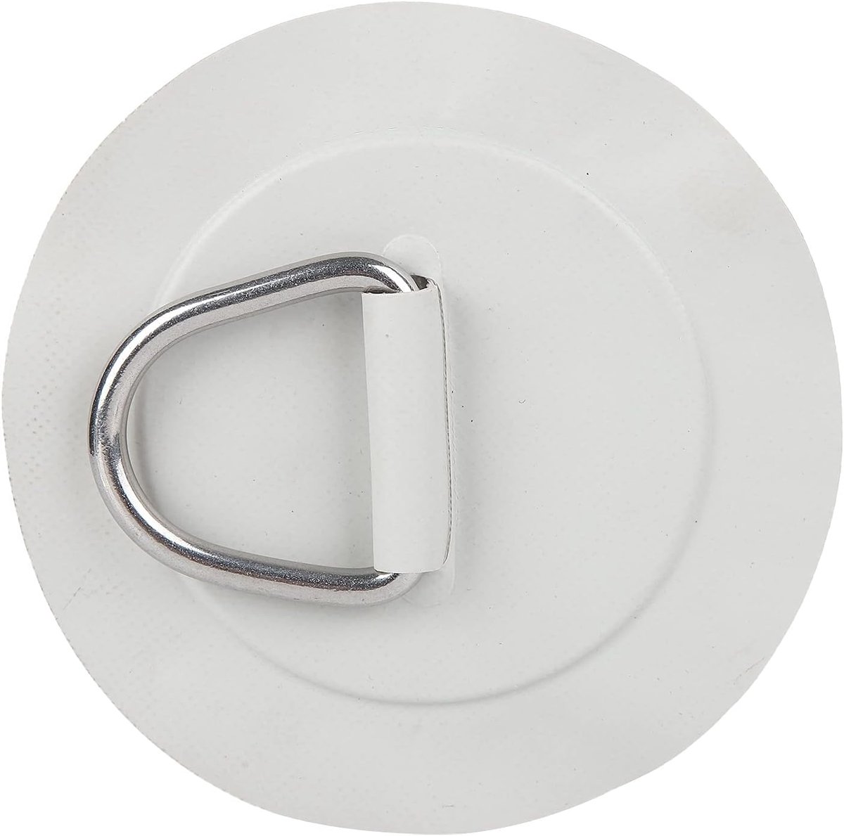 SnelShoppen - RVS D Ring Pad 6 Inch - D Ring Patch voor PVC Inflatable Boot Raft Kayak Canoe Surfboard - Duurzaam en Betrouwbaar