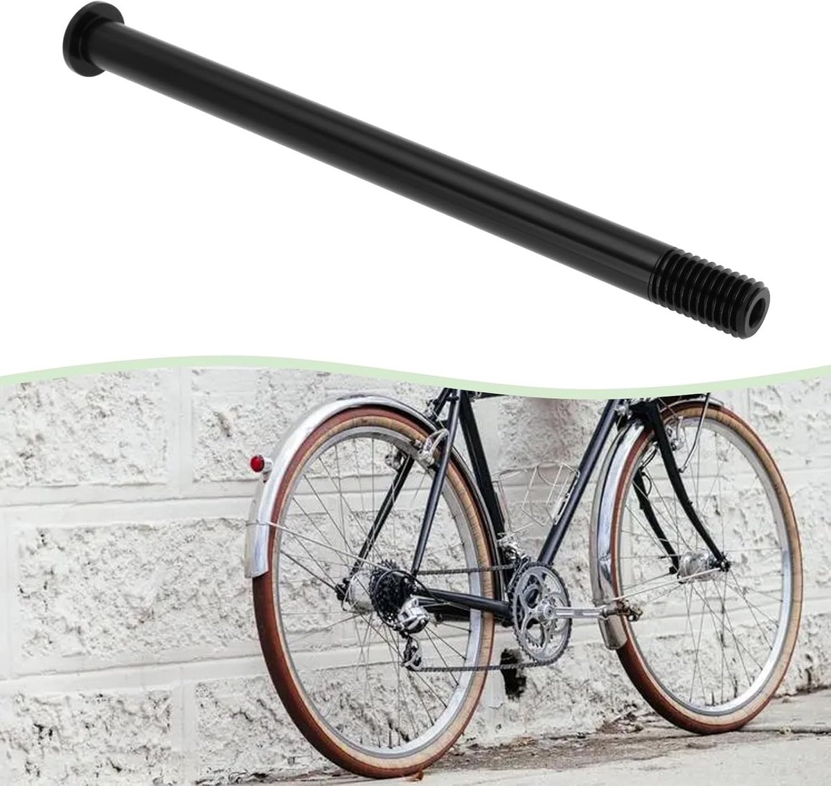 SnelShoppen - Fietsaandrijving Achteras Shimano E-THRU Boost 12mmx148mmx1.75mm Aluminium Fietsvork 180mm - Zwart