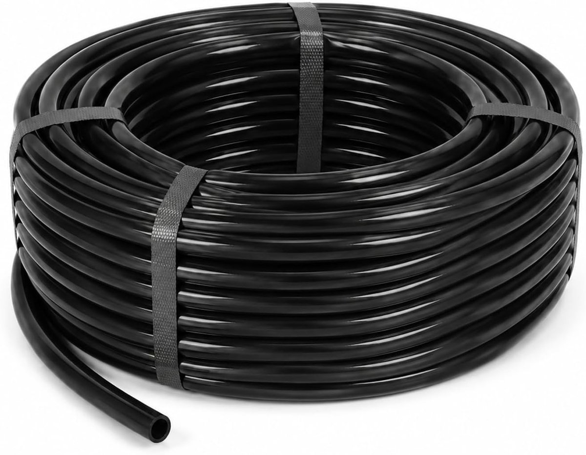 SnelShoppen - Tuin Irrigatie Drup Pijp 3 5mm Micro Slang Dripsysteem 20 Meter Waterbesparing Tuin Watering
