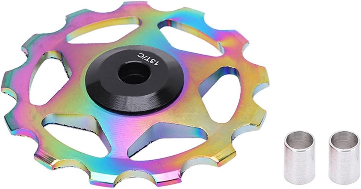 SnelShoppen - 13T Fiets Versnellingspulley, Aluminium Legering, Geëloogde Lagerwiel voor Racefiets, Mountainbike, MTB, BMX
