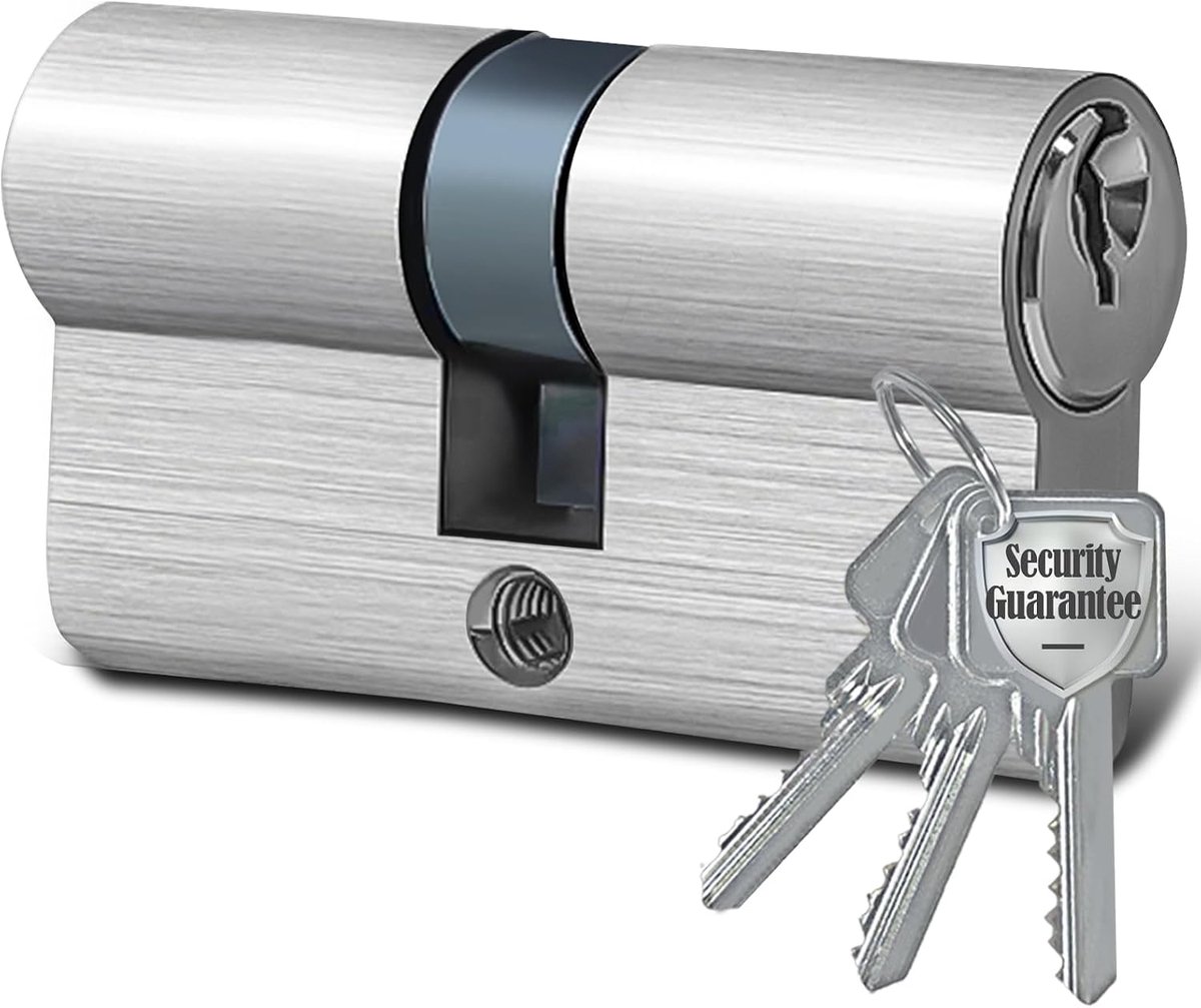 SnelShoppen - 30/35mm Cilinderslot met 3 Sleutels, 65mm Deurcilinder, Profielcilinder, Deurslot Cilinder, Anti-Picking, Anti-Boor, Hoogwaardige Beveil