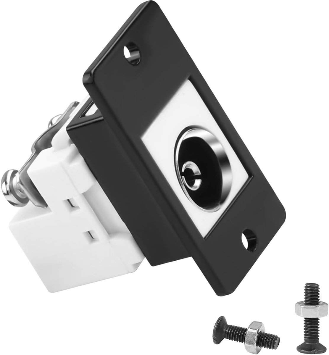 SnelShoppen - 9.5mm TV Antenne Aansluiting Adapter - Rectangulaire Paneel Montage - Coaxiale TV Socket - Voor TV en RF Apparatuur