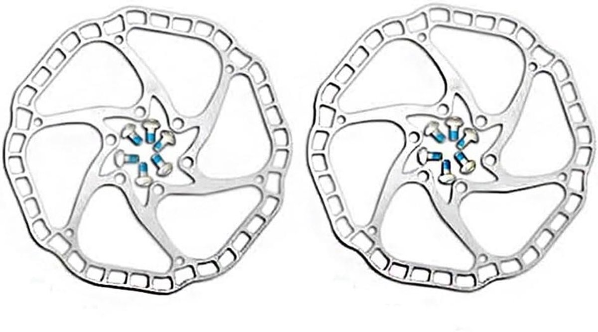 Fiets Schijfrem Rotor - Rem Schijf MTB - Veilig Fietsen - Roestvrij Staal - 160mm - Zilver