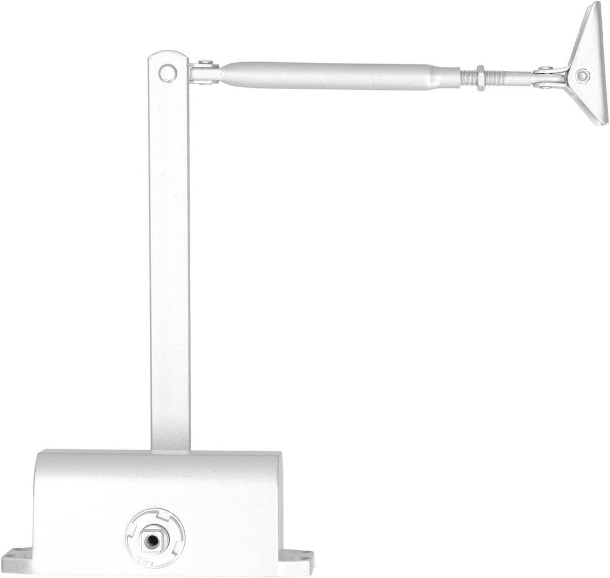 Automatische Deurdranger - Hydraulische Deurcloser - Soepel Deuren Sluiten - Verstelbare Telescopische Arm - 25-45 kg - Zilver