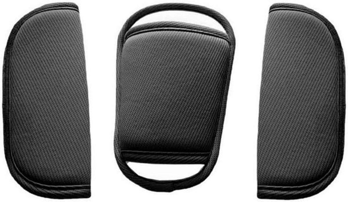 Set van 3 Beschermende Schouderpads voor Autogordels voor Kinderen - Universele Gordelbescherming en Zitje Bedekking voor Babyzitje, Kinderwagen en Autostoel