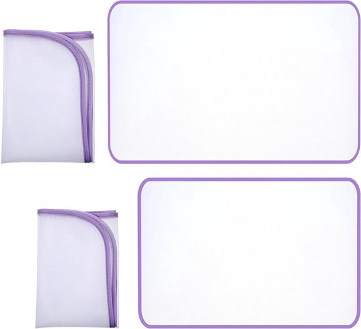 4-Pack Beschermende Strijkpad voor Kleding, Hittebestendige Strijkonderlegger, Ideaal voor Stof en Naaiprojecten, Strijkbescherming en Isolatie Tool