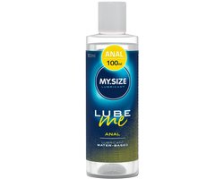MY.SIZE Lube Me Premium Lube Anal 100 ml I extra viskeus glijmiddel I glijmiddel gel op waterbasis I glijmiddel gel geschikt voor toys & latex condooms I glijmiddel op waterbasis