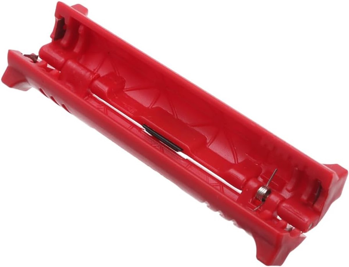 SnelShoppen - Coaxkabel Stripper, Universele Kabelstripper voor Ronde Kabels 4.5-8mm, Snelle en Schone Kabelverwerking, Handige Gereedschap in Rood, V