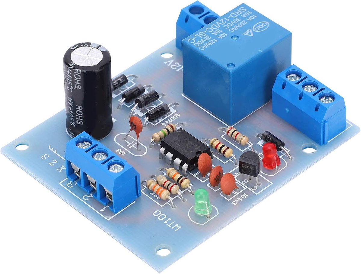 12VDC Water Level Controller Module Water Level Detection Sensor Automatic Liquid Switch Circuit Board Electronic - ShopVlot