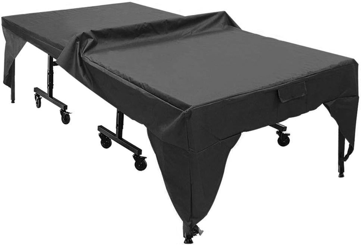 SnelShoppen - Table Tennis Tafel Cover, Vouwbare Beschermhoes voor Tafeltennistafel, Polyester Waterdicht en Stofdicht, Indoor en Outdoor Sportmateria