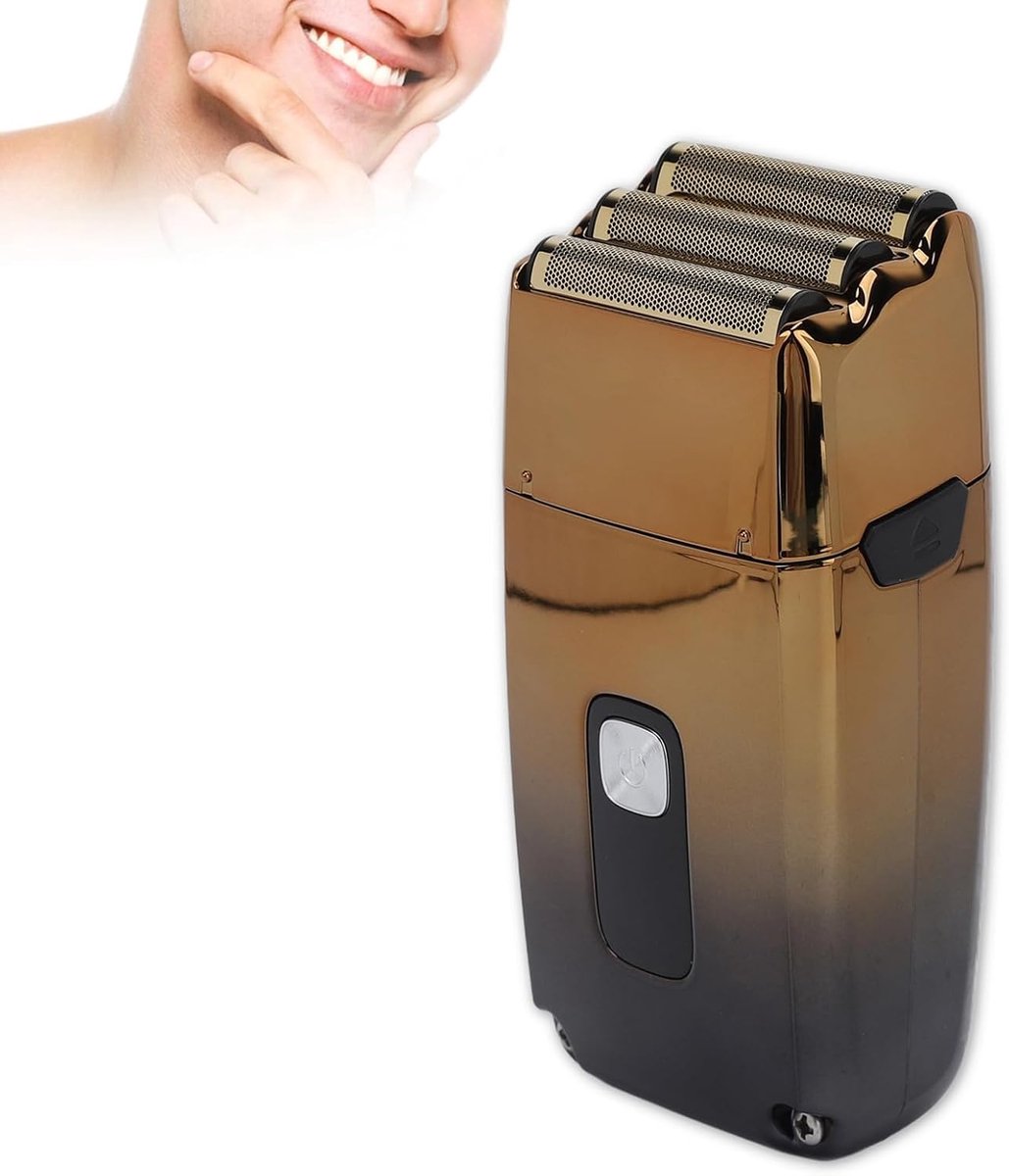 SnelShoppen - Elektrische Scheerapparaat Drievoudige Mesjes Scheermes USB Oplaadbaar LCD Scherm Waterdicht Reizigerscheerapparaat voor Mannen