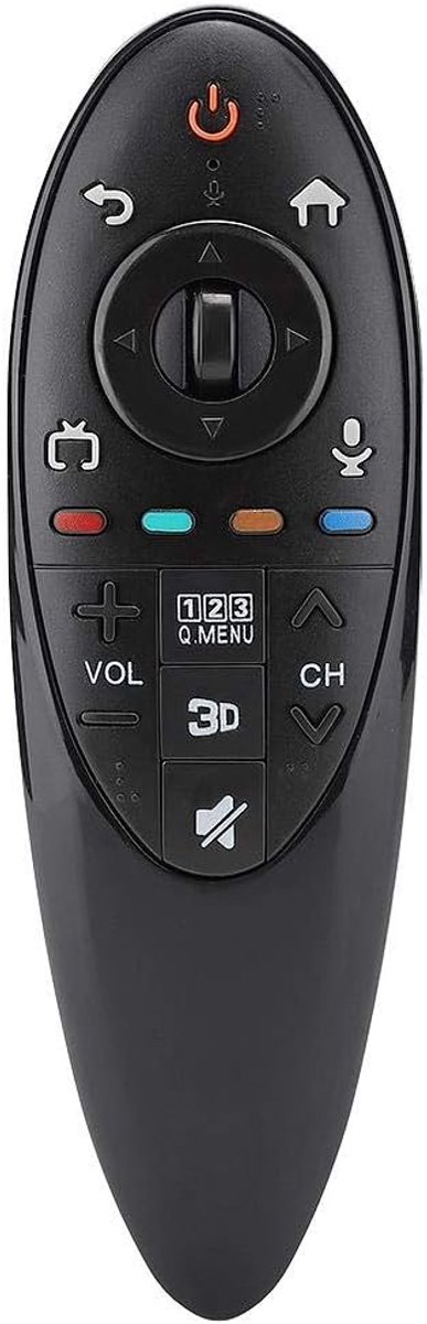 SnelShoppen - Vervangende Afstandsbediening voor LG 3D Smart TV AN-MR500G AN-MR500 MBM63935937 - Duurzaam ABS - Tot 10 Meter Bereik - Direct Gebruiksk