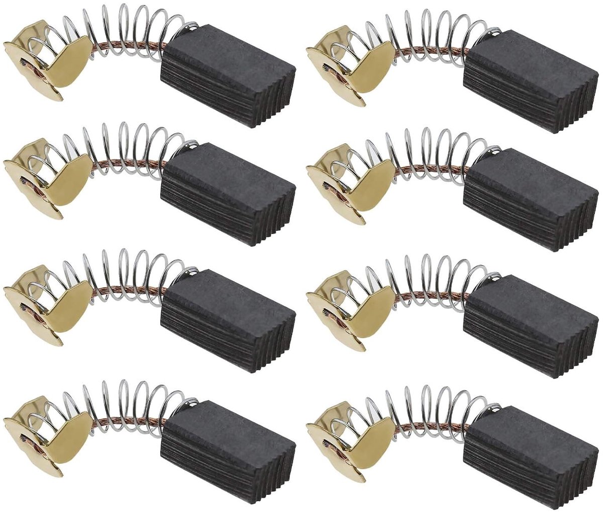 SnelShoppen - 4 Pairs Carbon Borstels CB103 6x10x16mm Vervangingsonderdelen Voor Elektrische Gereedschappen Makita HM0810 181030