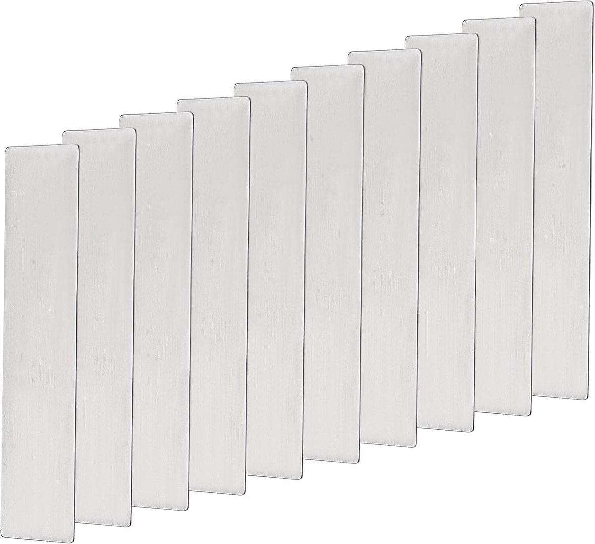 SnelShoppen - 10 Stuks Luchtcompressor Ventielplaat Geschikt voor 65mm Cilinders Stalen Ventielplaat Vervangingen 11 X 57mm