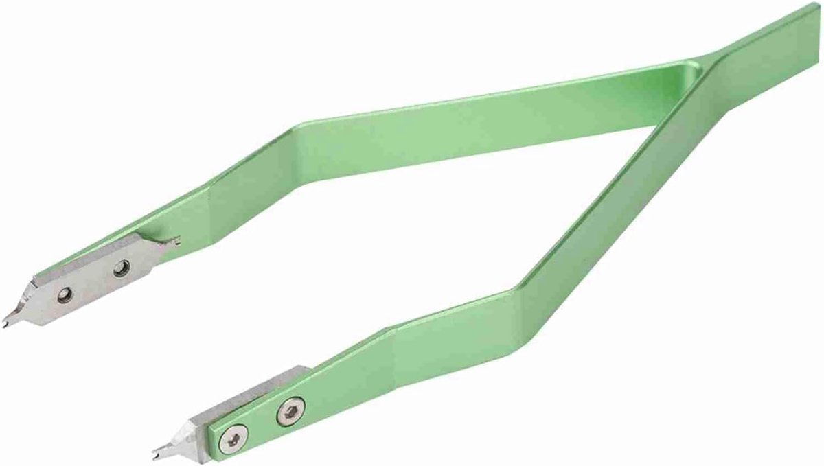 SnelShoppen - Springbar tang, vervangtool voor springbarren, standaard metalen tang met V-vormige fijne vorkpunten voor horlogemakers, duurzaam en geb