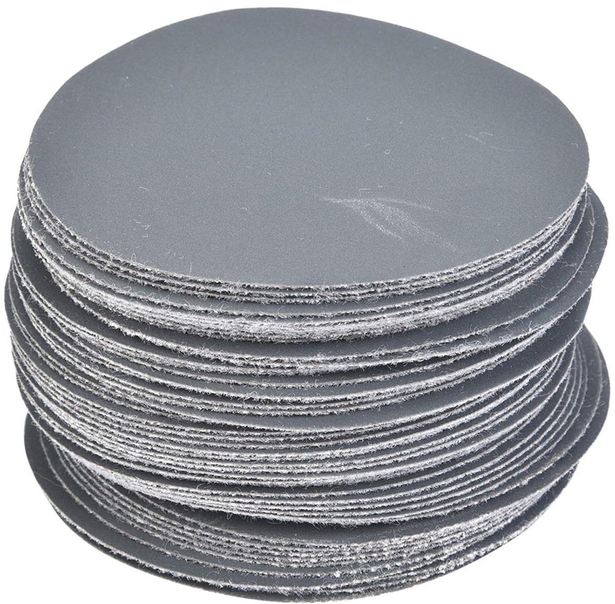 SnelShoppen - Polijstpapier 50 Stuks Haak en Lussysteem 75mm Schuurdisc Schuurpapier Schuurpads (1500#) voor Metaal, Hout, Kunststof, Professioneel Ge