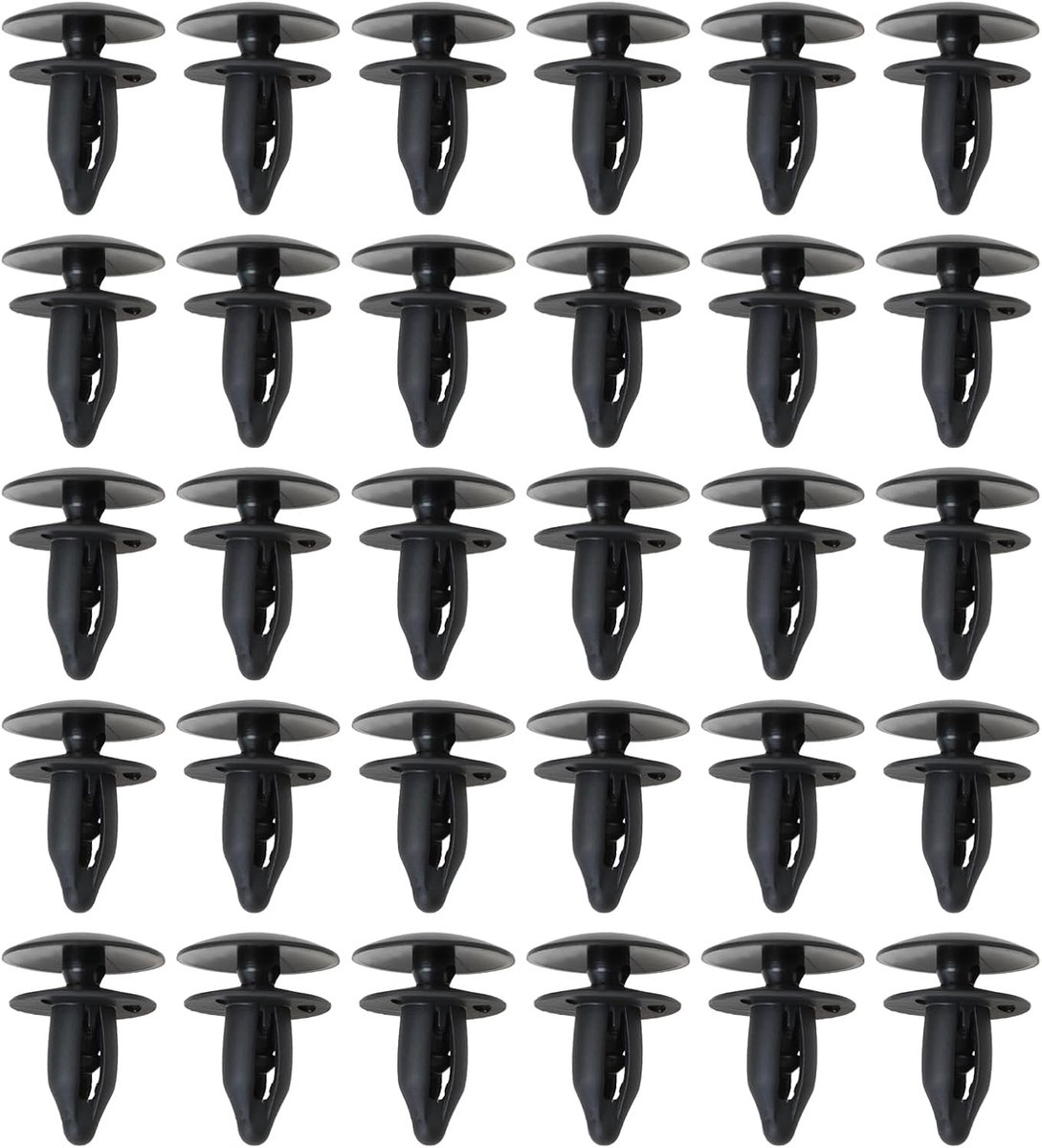 SnelShoppen - 30 STKS Auto Achterklep Molding Protector Spoiler Cap Clips 6502632 voor Ram 1500 2500 3500 2013-2021 - Vervanging voor beschadigde clip