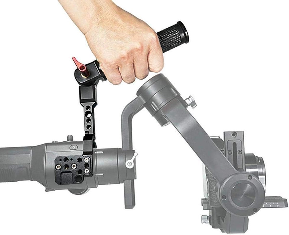SnelShoppen - Aluminium Vouwhandgreep voor Ronin-S/Ronin-SC Stabilizer, Sling Grip Accessoires met Koud Schoen Interface, Handheld Grip voor Makkelijk