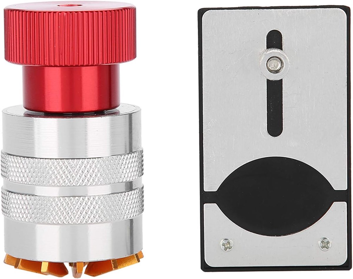 SnelShoppen - Watch Case Back Opener - Horloge Achterkant Batterij Vervang Gereedschap met Schroevendraaier voor Horlogemakers - Rood - Hoogwaardig Ch