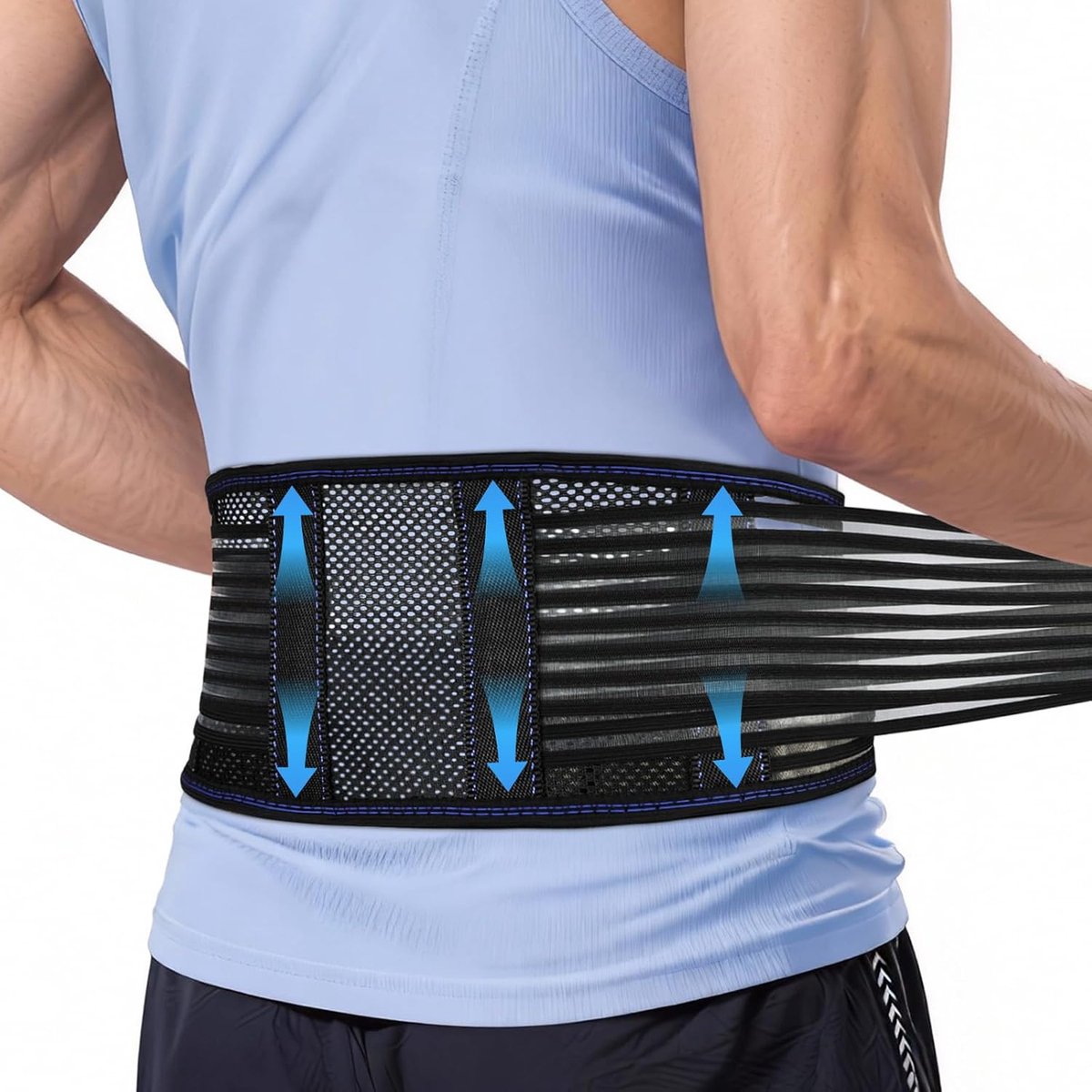 Beugo Kidney Belt for Men and Women, Breathable with 4 Rail Steel Double Adjustment, Orthopaedic Training Belt for - ShopVlot