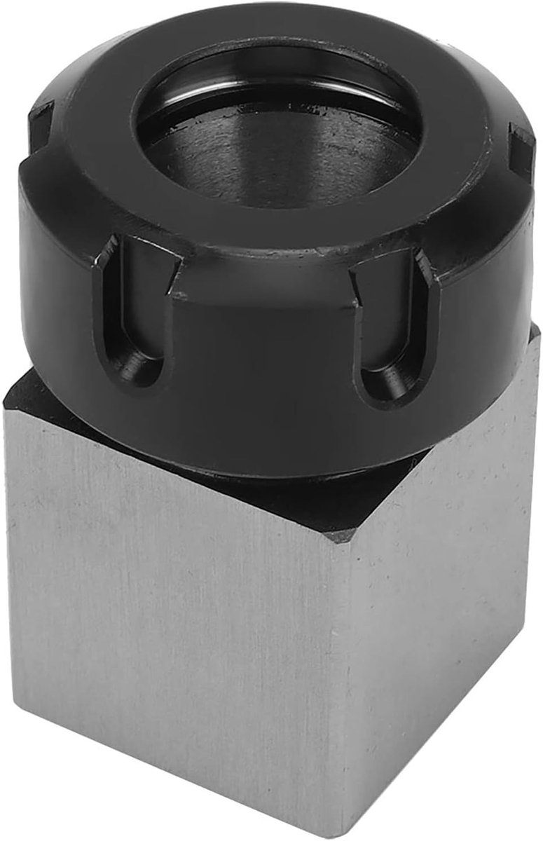 SnelShoppen - Square Collet Chuck Block - Carbon Staal Houders voor CNC Freesmachines - Hoge Precisie ER40 Collet - Duurzaam en Sterk