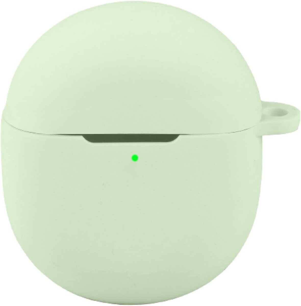 SnelShoppen - Ultra Dunne Silicone Hoes voor Google Pixel Buds 2A, Soft en Lichtgewicht, Anti-Vallend en Vuilafstotend, Groene Bescherming