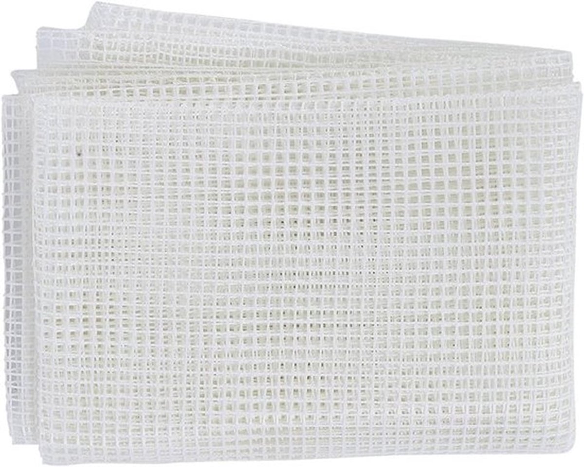 Haakgereedschap Set voor Handgemaakte Tapijten, Vezeldoek voor DIY Projecten, Breiaccessoires en Haakbenodigdheden (Griddoek 150 x 100 cm)