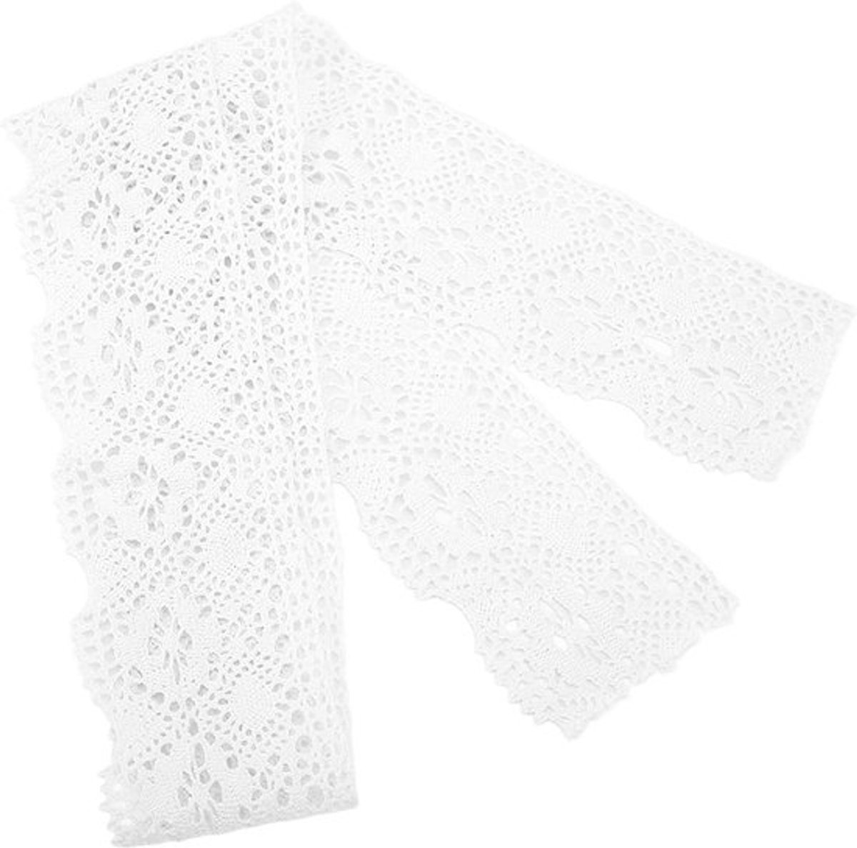 Vintage Katoenen Haakband van 10 Yards, 8cm Breed voor DIY Projecten, Cadeauverpakking en Bruiloftsdecoratie