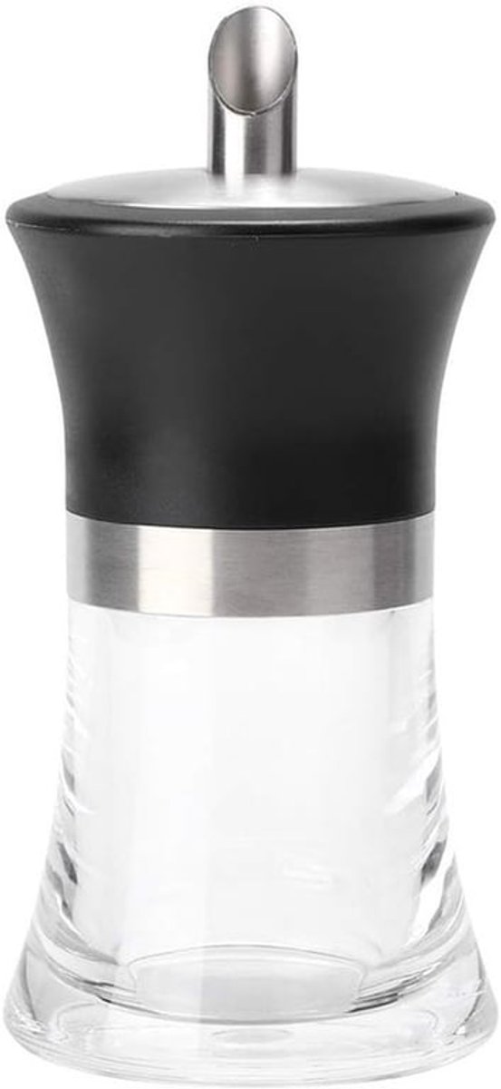 Suikerpot van 100 ml - Acryl en RVS Suikerd dispenser voor keuken - Keukenaccessoires en serveerartikelen