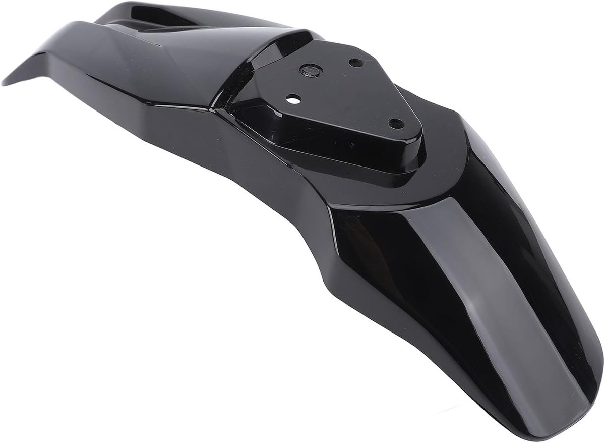 SnelShoppen - Haofy Talaria Sting X3 MX3 MX4 Modguard Vervangende Spatbord Glanzend Zwart, Duurzaam ABS Materiaal, Bescherming en Functionaliteit Verb