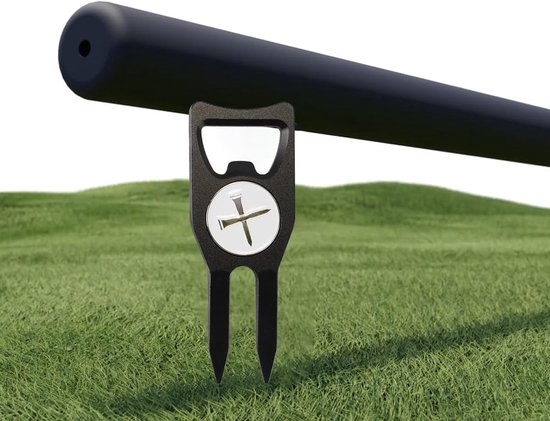 6-in-1 Golf Divot Reparatietool met Magnetische Balmarker — afbeelding 2