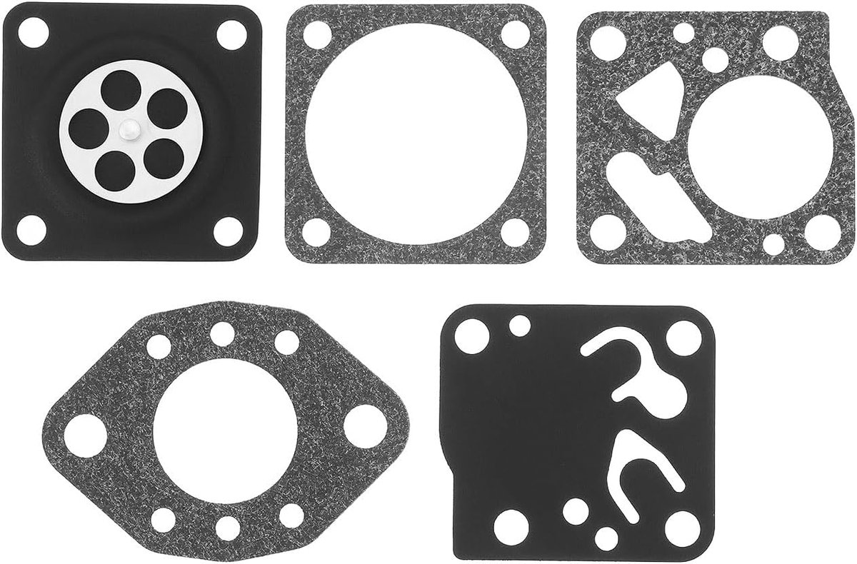 SnelShoppen - 1 Set Grasmaaier Carburateur Revisie Kits Compatibel met Tillotson DG-2HU, DG 2HU, 1HU, DG-1HU, Oliebestendig Rubber, Corrosiebestendig