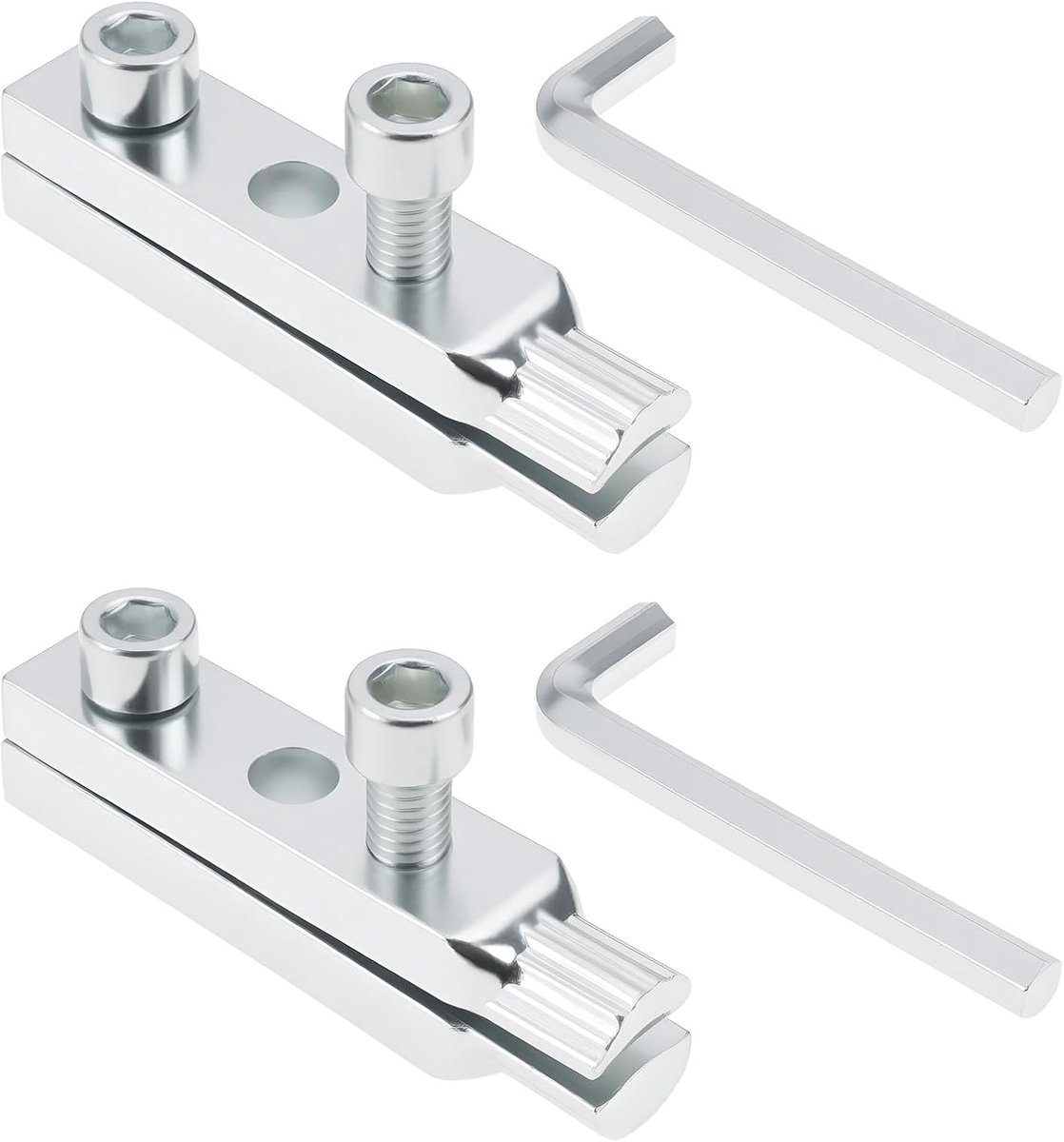 SnelShoppen - 2 Sets Verstelbare Verbroken Bout Verwijderaar voor 4/6 Punten Kraan Hoekventiel, 75x16x13mm, Staal, Voor Huishoudelijke en Commerciële