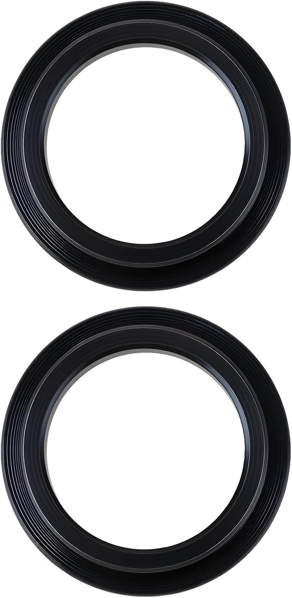 SnelShoppen - 2 Stuks 24mm naar 19mm Fiets Crank Tandwiel Adapter Ring - Compatibel met BMX 25T Kettingbladen - Perfecte Pasvorm - Hoogwaardige Materi