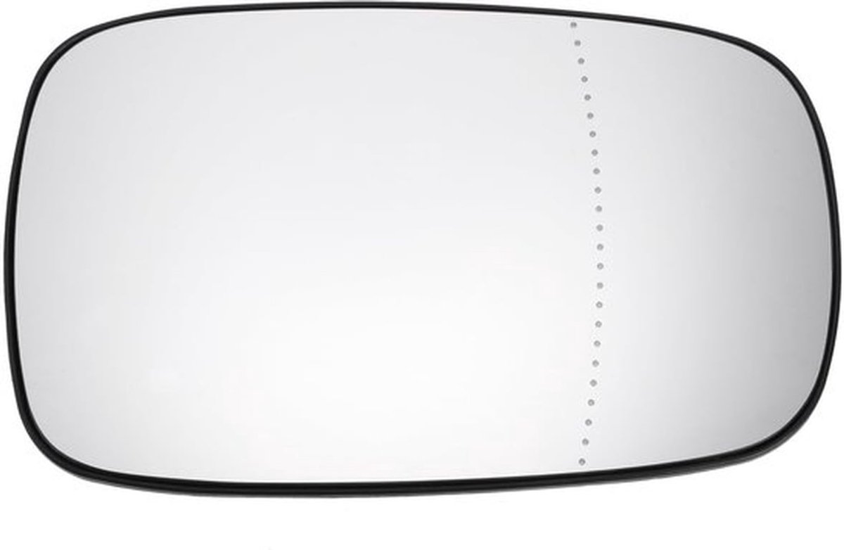 Auto Buitenspiegel Glas Rechts - Vervanging - Verwarmd - Wit - Aspherisch - 2005-2009