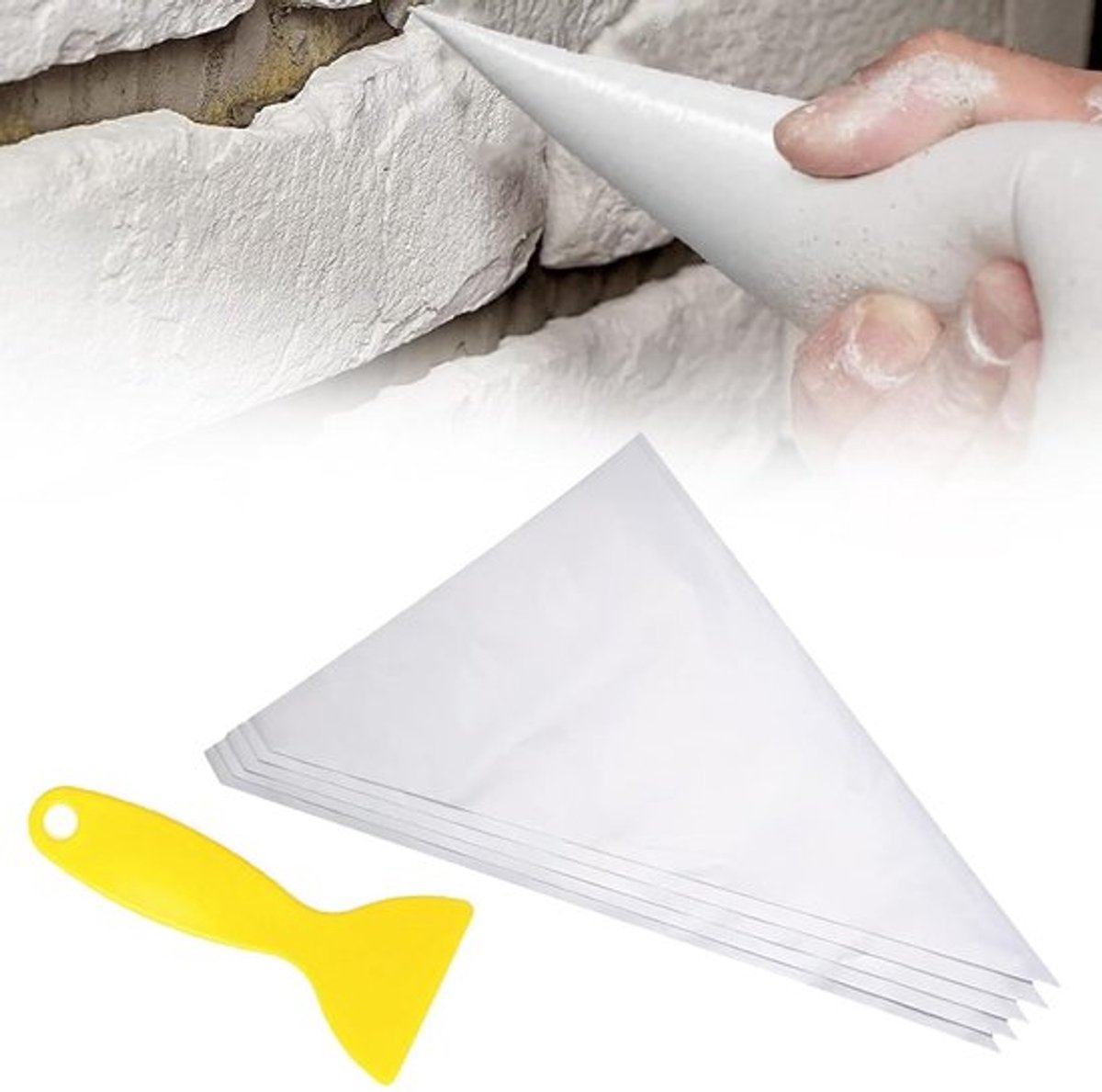 Professionele Mortelzakken voor Voegen, Duurzame Scheurvaste Cementzakken, Set van 5 voor Bouw en Renovatie