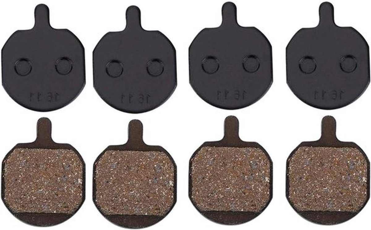 4 Paar Schijfremblokken voor Mountainbikes, Geschikt voor Sole MX2 / 3/4/5 CX5 GX-C GX2, 0.98 x 0.78 inch, Hoogwaardige Remprestaties en Duurzaamheid
