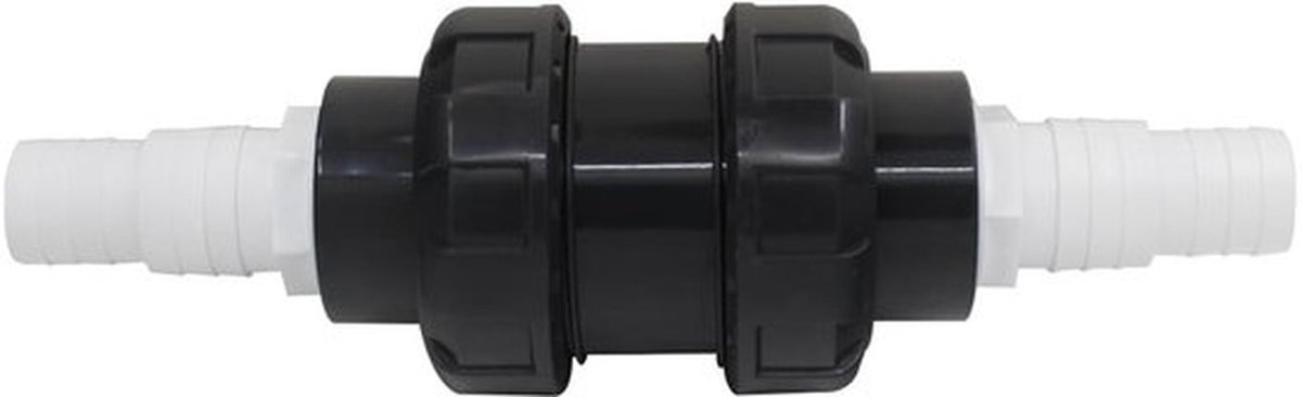 Terugslagklep 32/38mm - Universele Aansluiting - Duurzaam Kunststof - Voor Tuinslang/Waterpomp - Terugvloei Bescherming - Eenvoudig Te Monteren