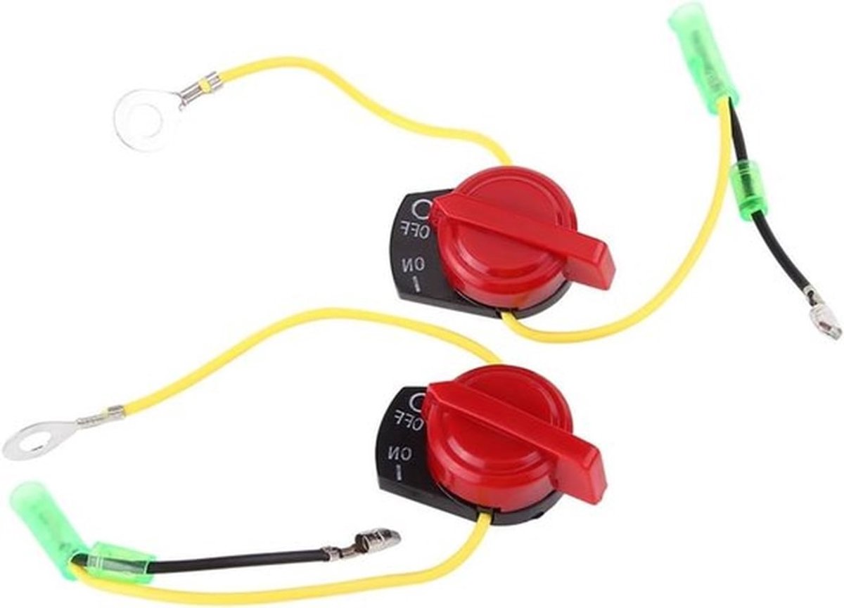 Motorfiets Aan/Uit-schakelaar voor GX120 en GX160 - 2 stuks, Geschikt voor motoren en ATV's