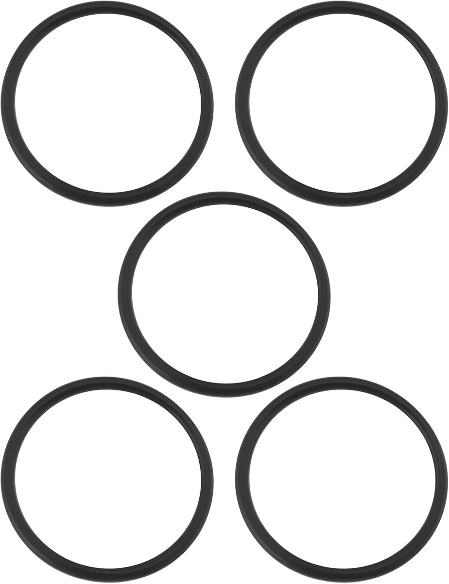 SnelShoppen - 5 Stuks O-Ring Rubber Sealing Gasket voor Brandstofleiding Tank 73x63x5mm - Vervangingsonderdeel voor Oliebatterij Systeem